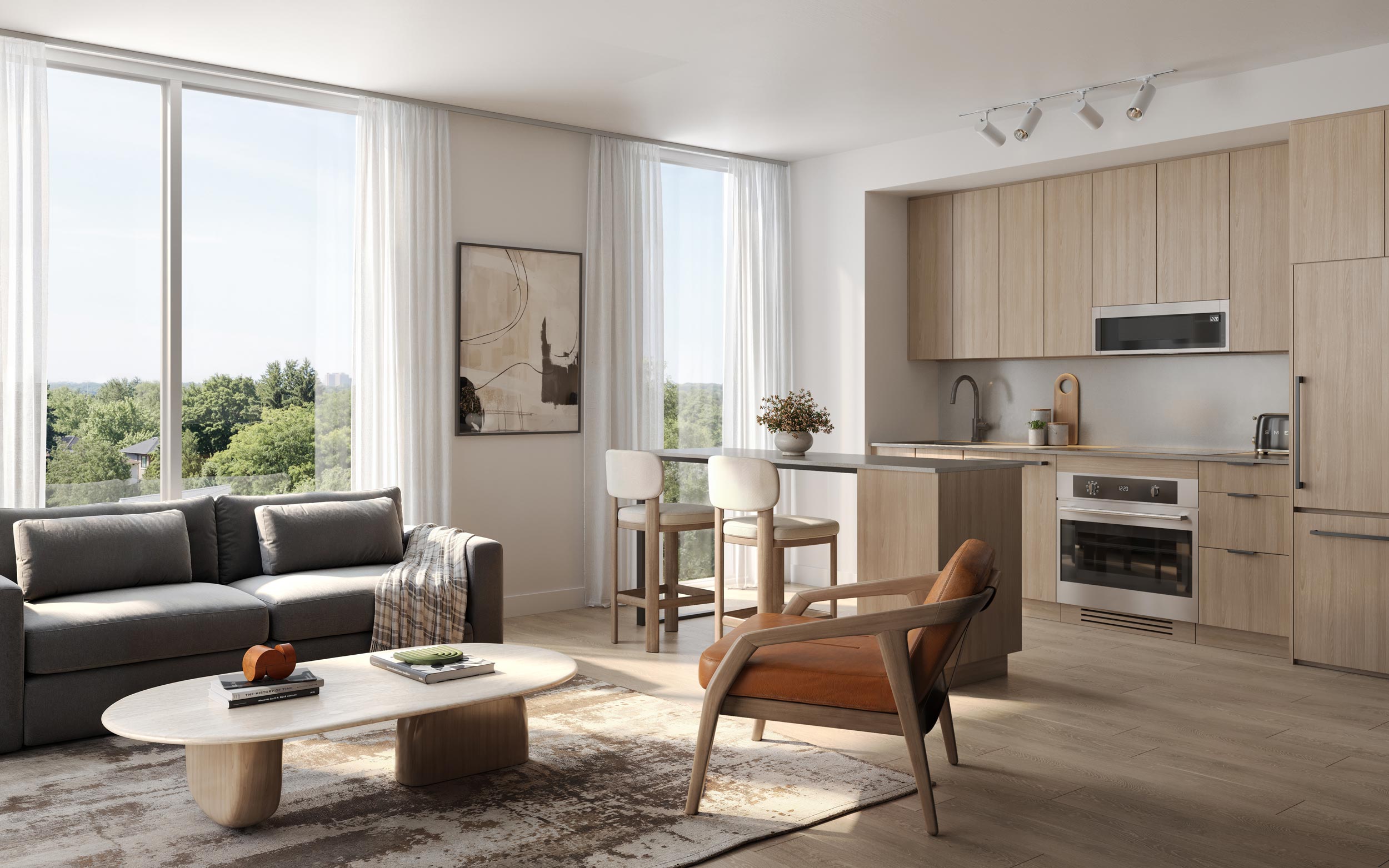 Standard Suite – Kitchen and living space